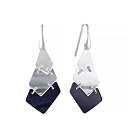 Серьги из серебра с эмалью