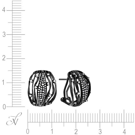 Серьги из золота с бриллиантами