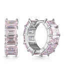 Серьги из серебра с фианитом