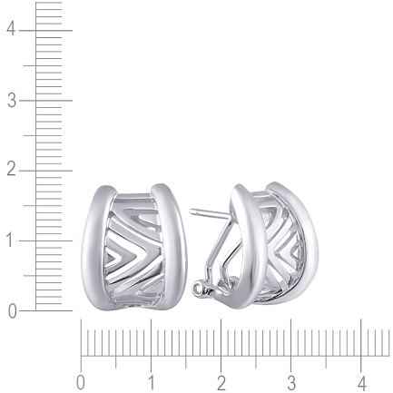 Серьги из серебра