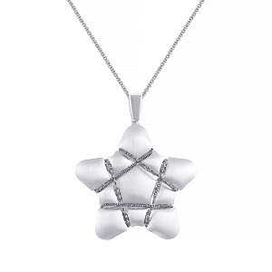 Колье из серебра