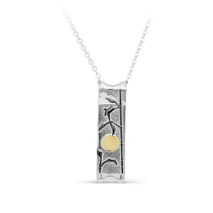 Колье из серебра
