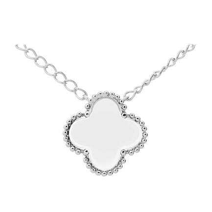 Колье из серебра с керамикой