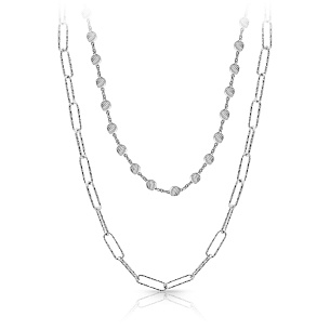 Колье из серебра