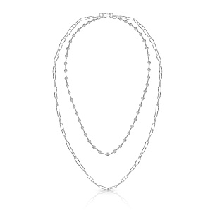 Колье из серебра