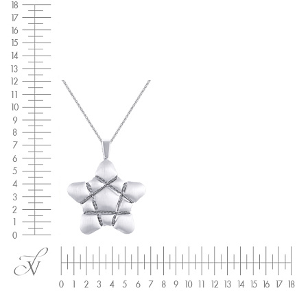 Колье из серебра