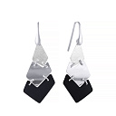 Серьги из серебра с эмалью