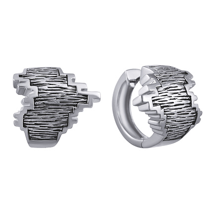 Серьги из серебра